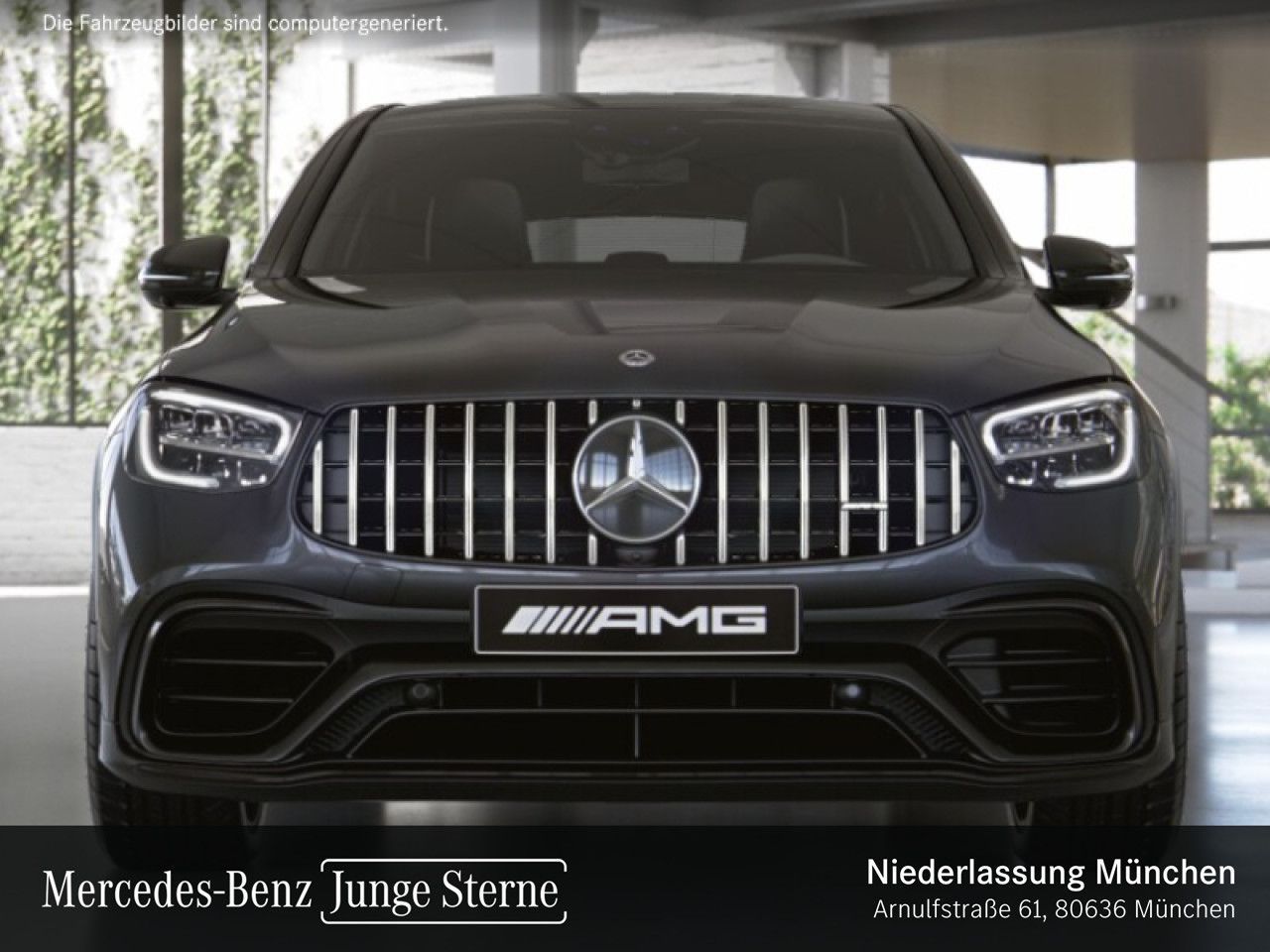 Mercedes-Benz GLC 63 AMG 2023 г. Серый, пробег 44726 км