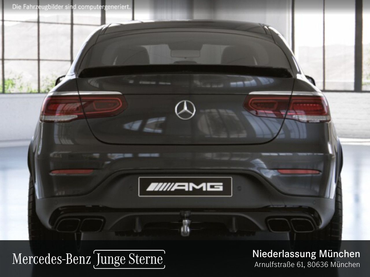 Mercedes-Benz GLC 63 AMG 2023 г. Серый, пробег 44726 км