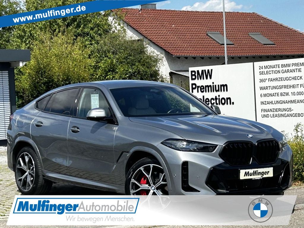 BMW X6 2023 г. Серый, пробег 53779 км