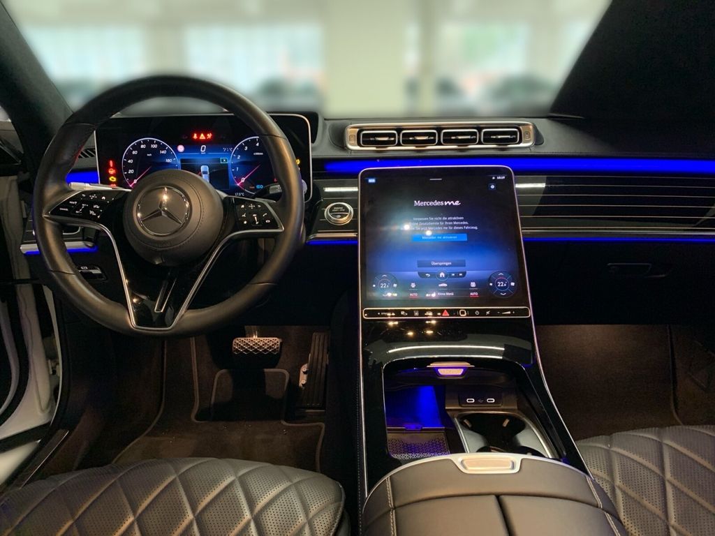 Mercedes-Benz S 500 2021 г. Белый, пробег 28561 км
