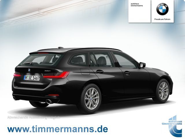 BMW 320 2023 г. Чёрный, пробег 47099 км