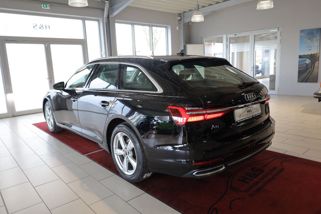 Audi A6 2023 г. Чёрный, пробег 46570 км