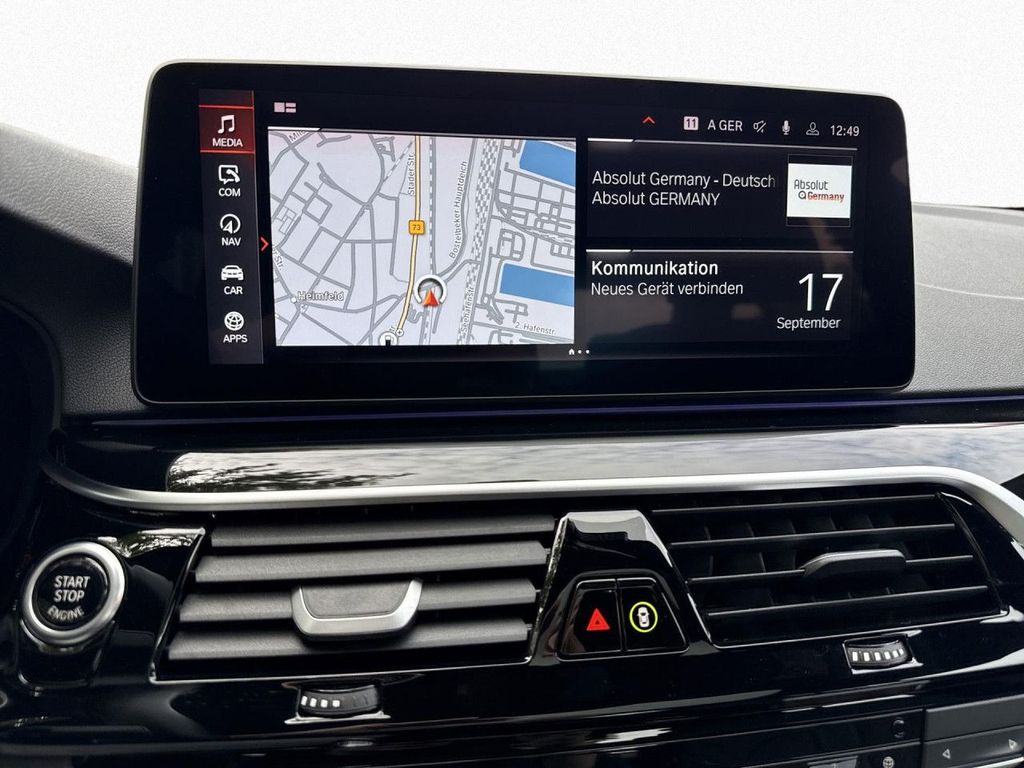 BMW 540 2023 г. Чёрный, пробег 31145 км
