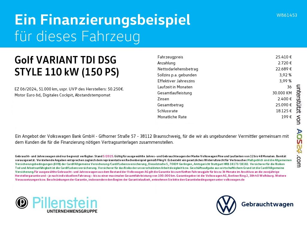 Volkswagen Golf 2024 г. Чёрный, пробег 51000 км