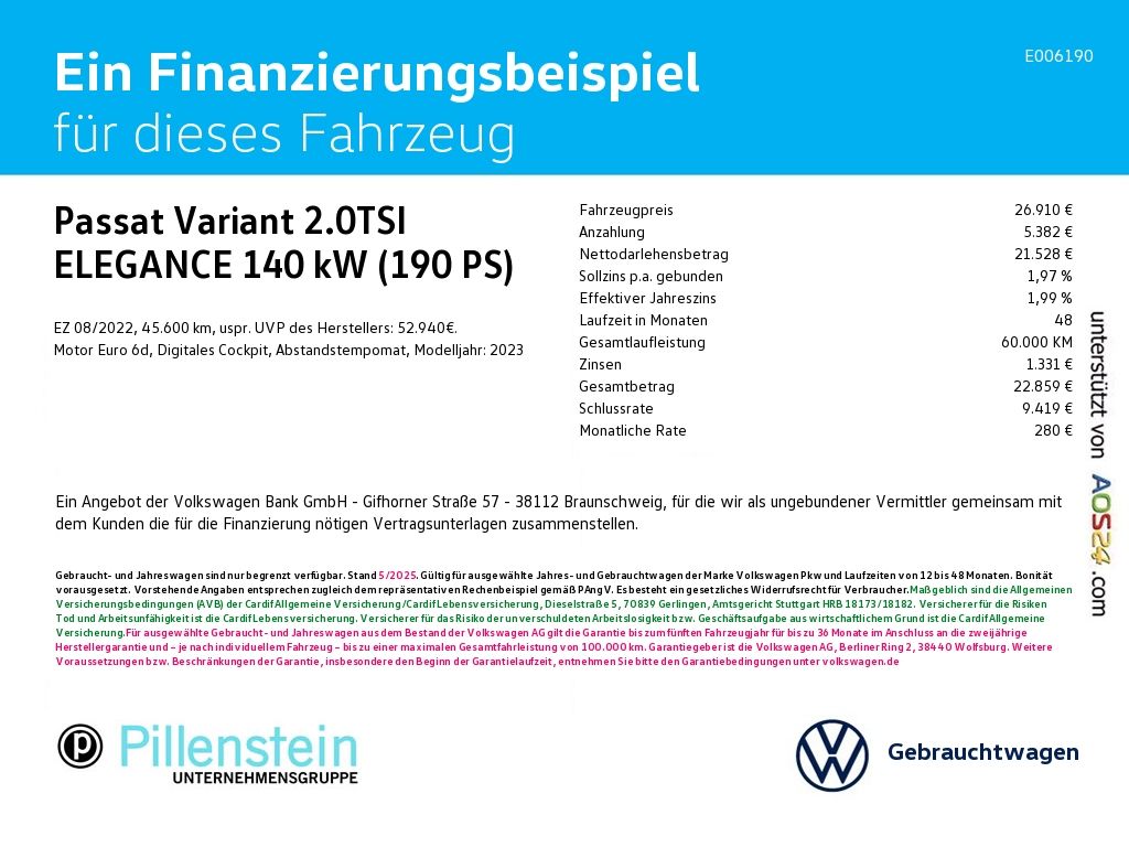 Volkswagen PASSAT VARIANT 2022 г. Чёрный, пробег 45600 км