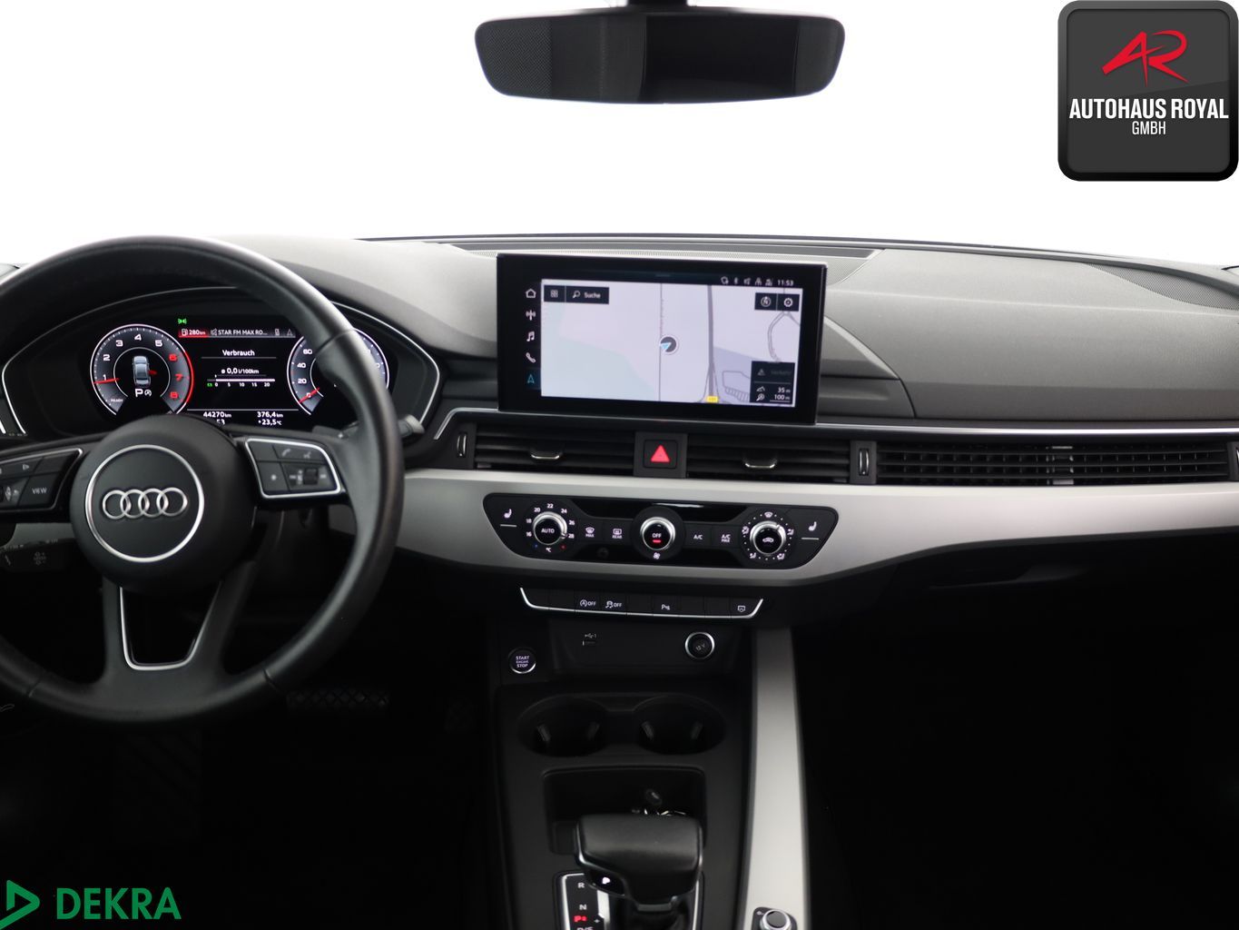 Audi A4 2023 г. Чёрный, пробег 44269 км