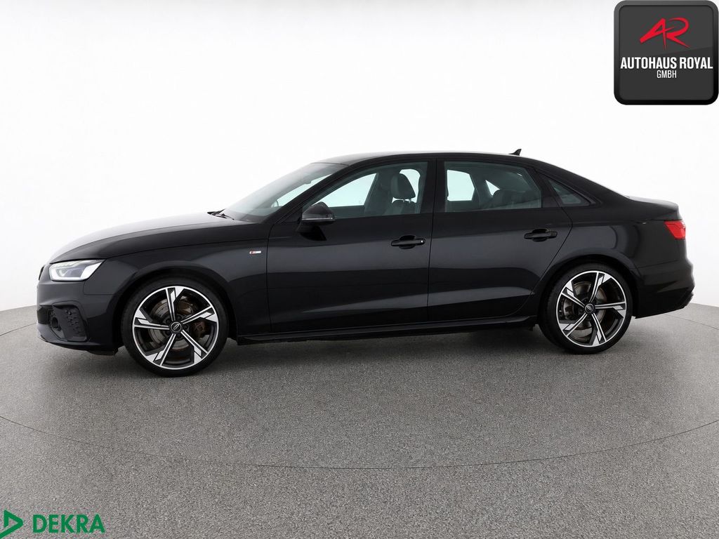 Audi A4 2023 г. Чёрный, пробег 44269 км