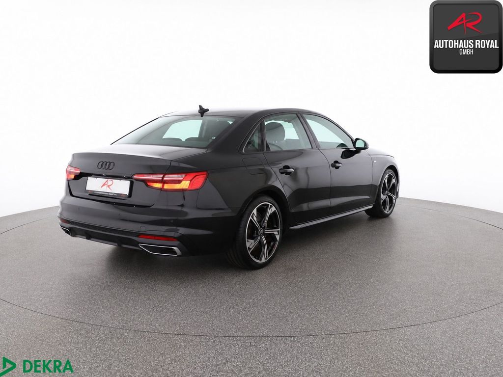 Audi A4 2023 г. Чёрный, пробег 44269 км