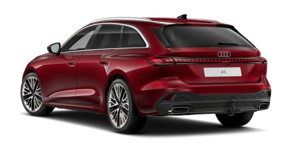Audi A5 2025 г. Красный, пробег 1459 км