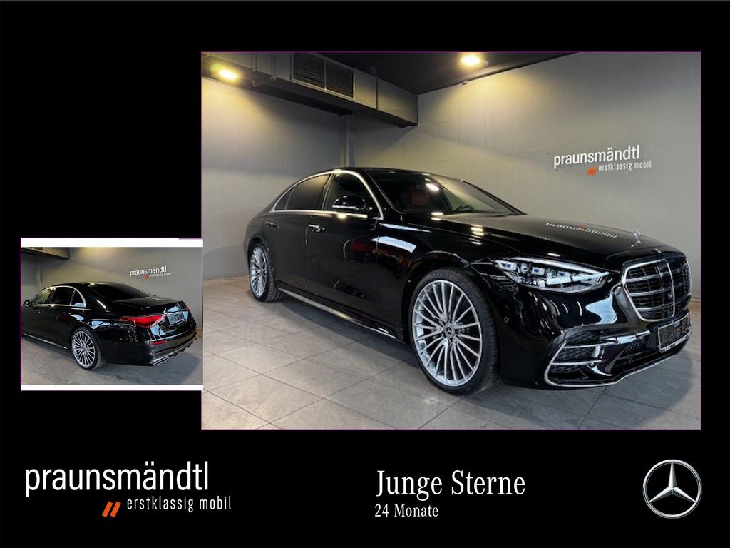 Mercedes-Benz S 400 2021 г. Чёрный, пробег 12798 км