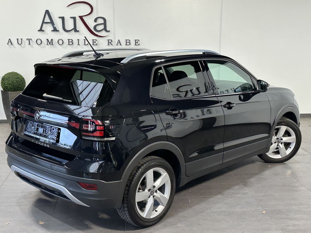 Volkswagen T-Cross 2023 г. Чёрный, пробег 48750 км