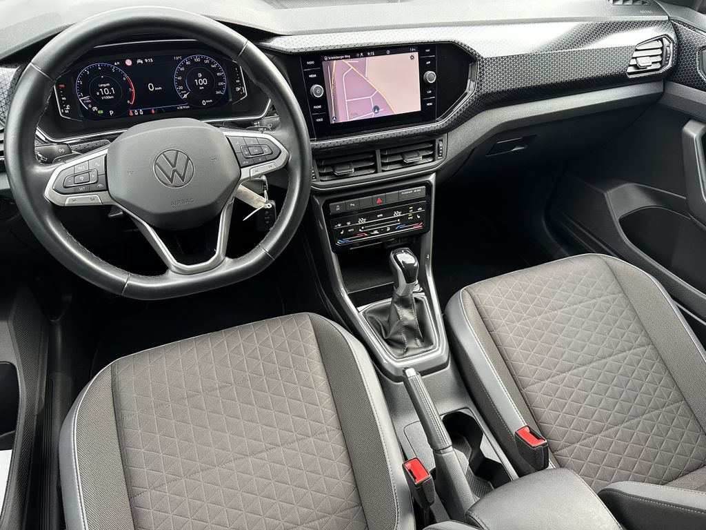 Volkswagen T-Cross 2023 г. Чёрный, пробег 48750 км