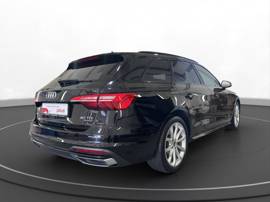 Audi A4 2024 г. Чёрный, пробег 39989 км