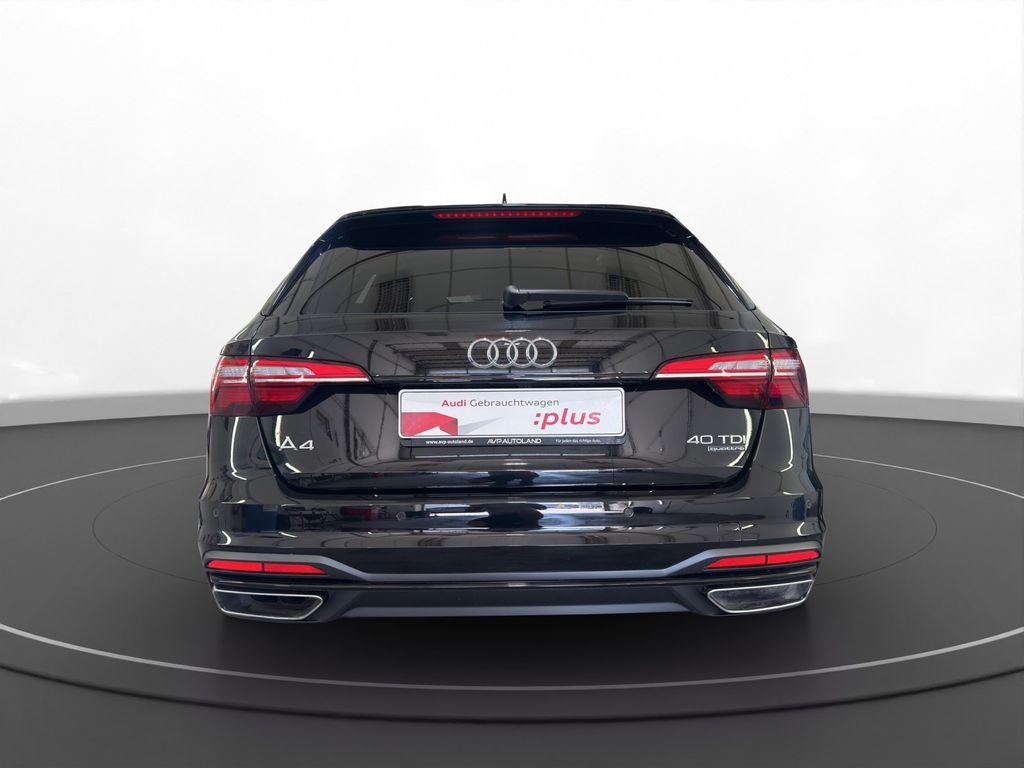 Audi A4 2024 г. Чёрный, пробег 39989 км