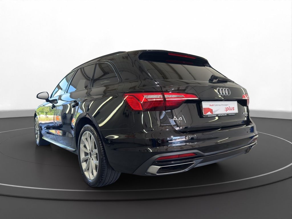 Audi A4 2024 г. Чёрный, пробег 39989 км
