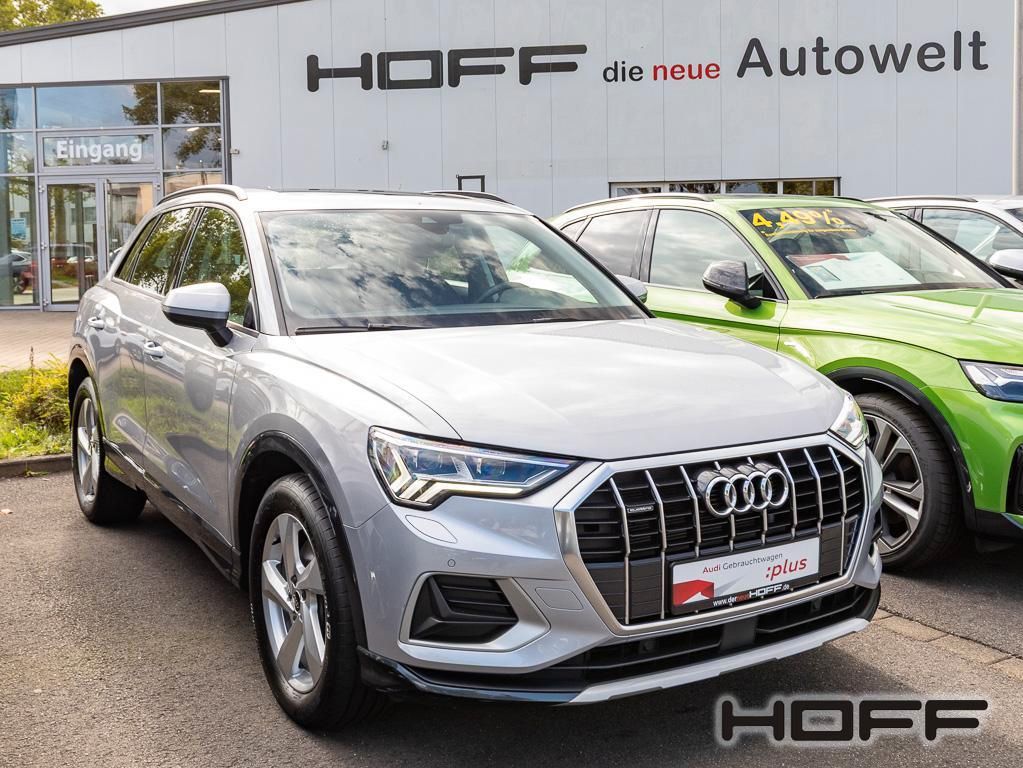 Audi Q3 2023 г. Серебристый, пробег 43600 км