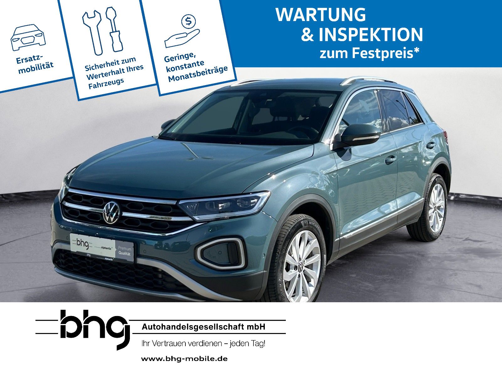 Volkswagen T-Roc 2022 г. Синий, пробег 33073 км
