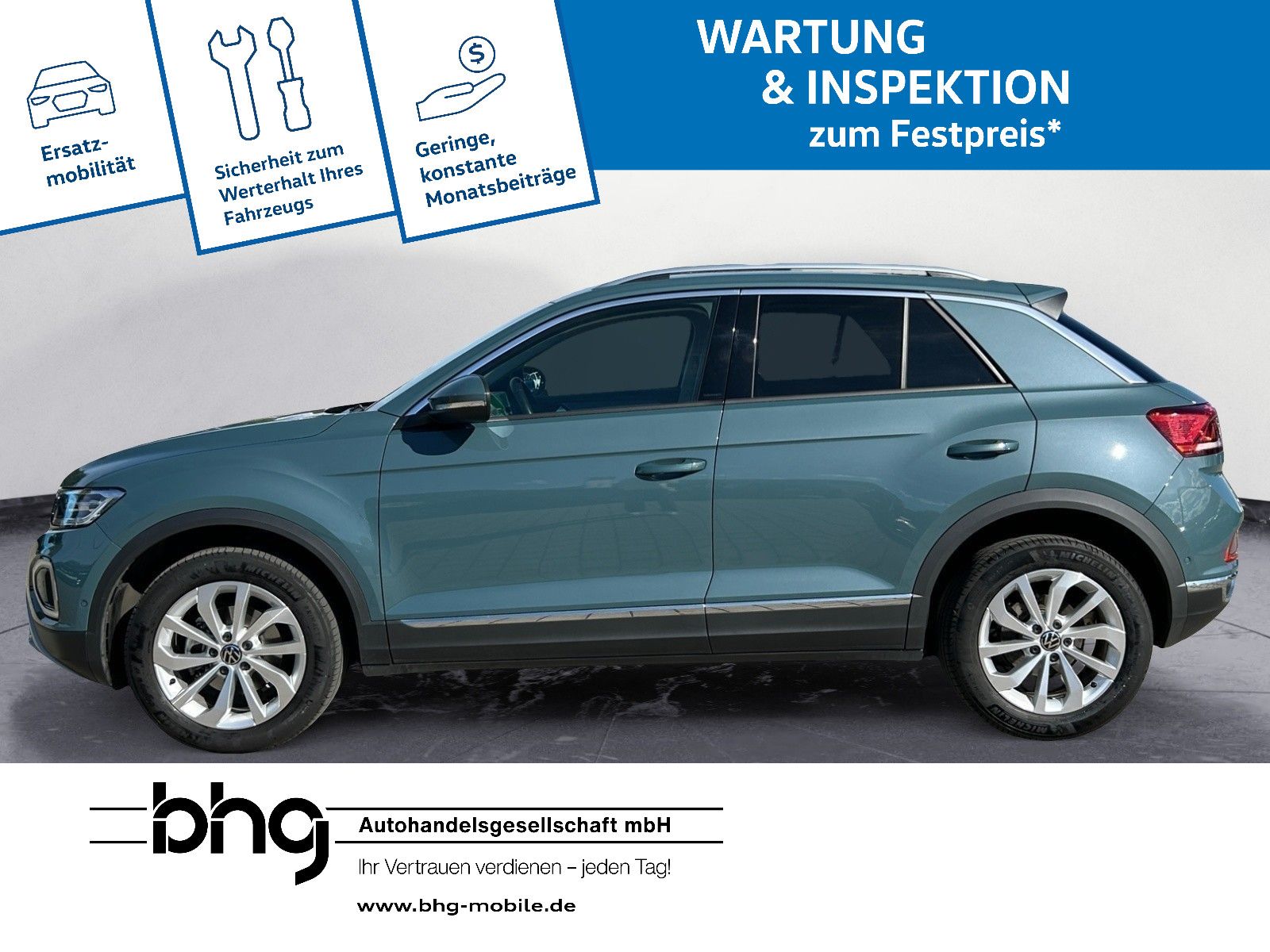 Volkswagen T-Roc 2022 г. Синий, пробег 33073 км