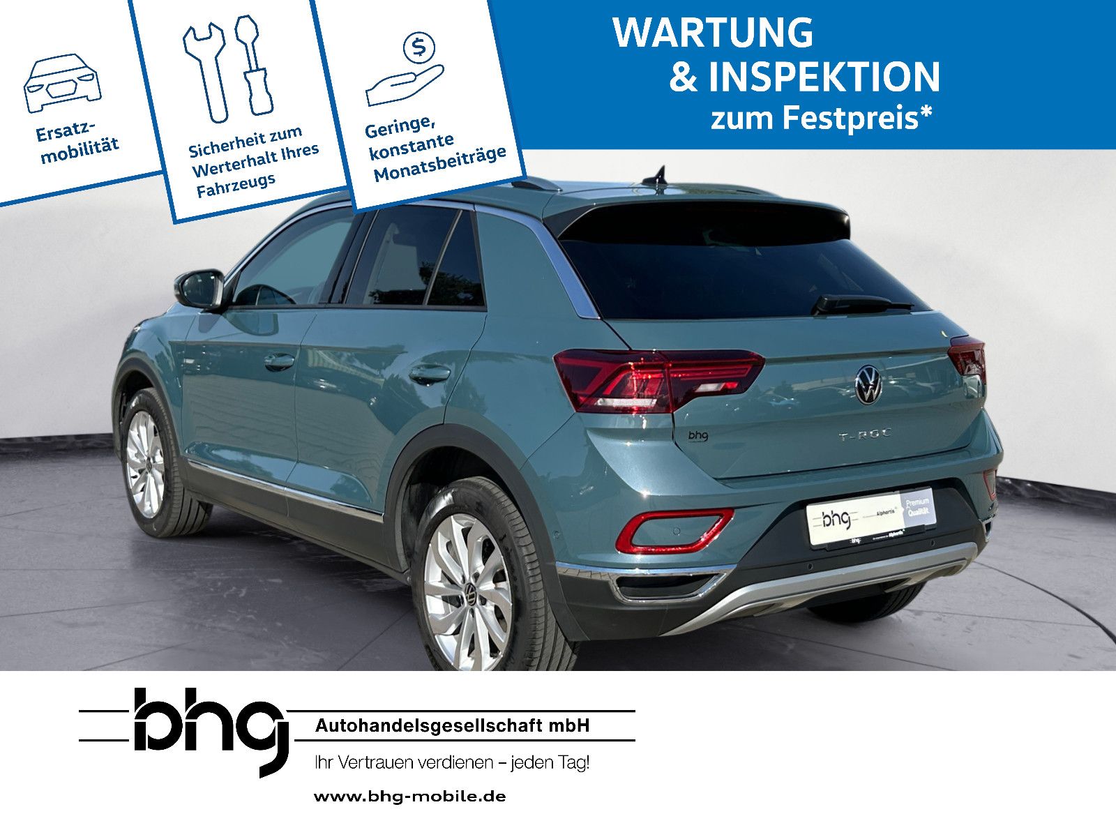 Volkswagen T-Roc 2022 г. Синий, пробег 33073 км