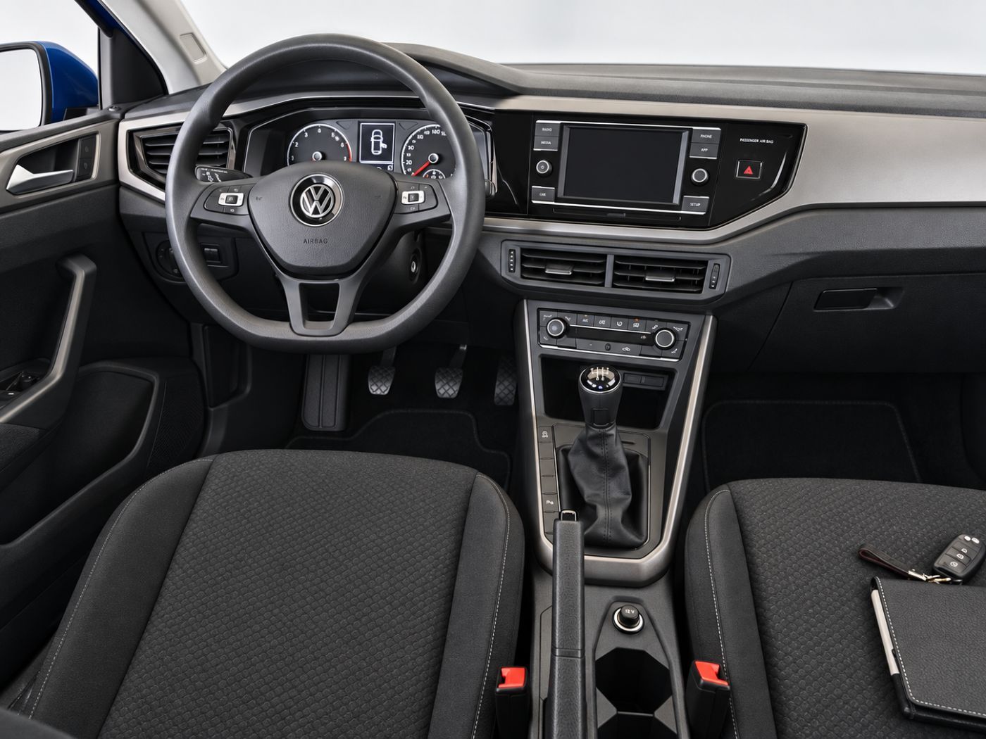 Volkswagen Polo 2022 г. Синий, пробег 54727 км