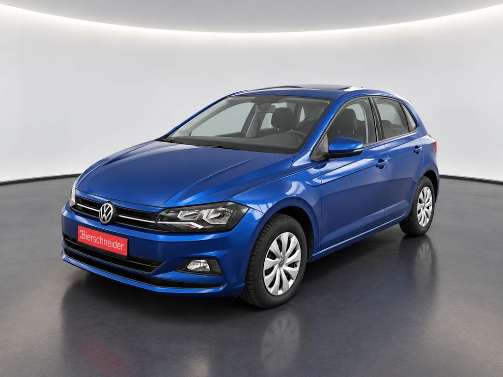 Volkswagen Polo 2022 г. Синий, пробег 54727 км