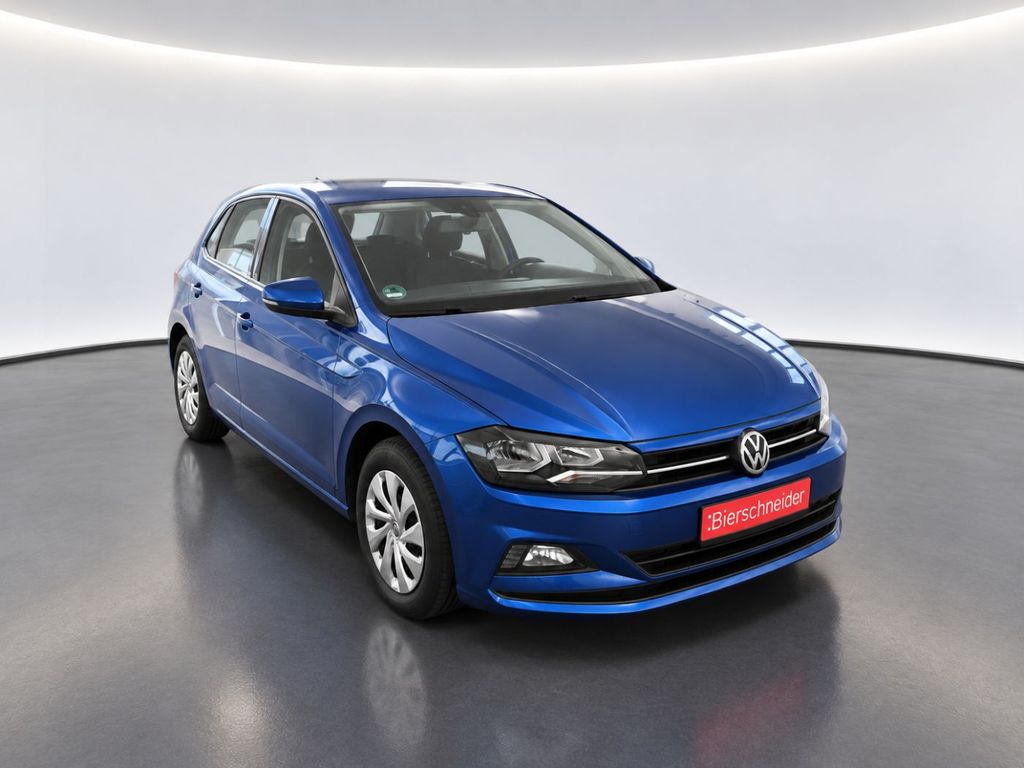 Volkswagen Polo 2022 г. Синий, пробег 54727 км