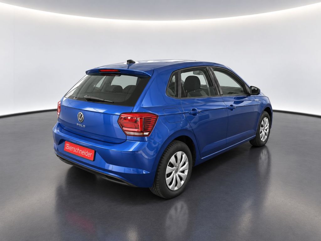 Volkswagen Polo 2022 г. Синий, пробег 54727 км
