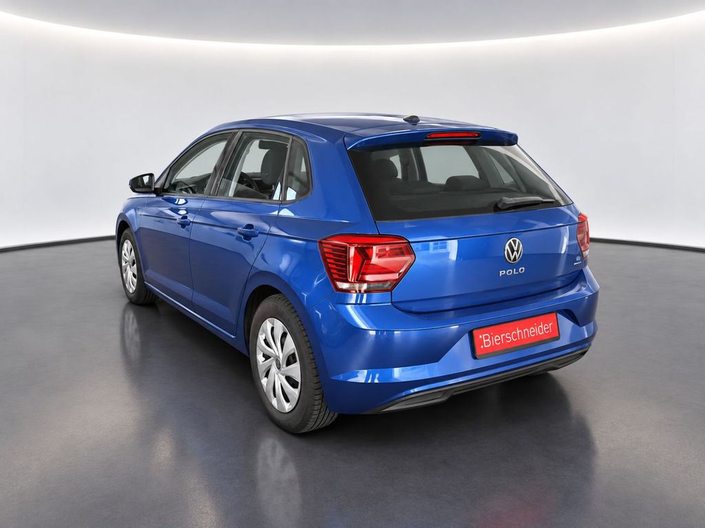 Volkswagen Polo 2022 г. Синий, пробег 54727 км