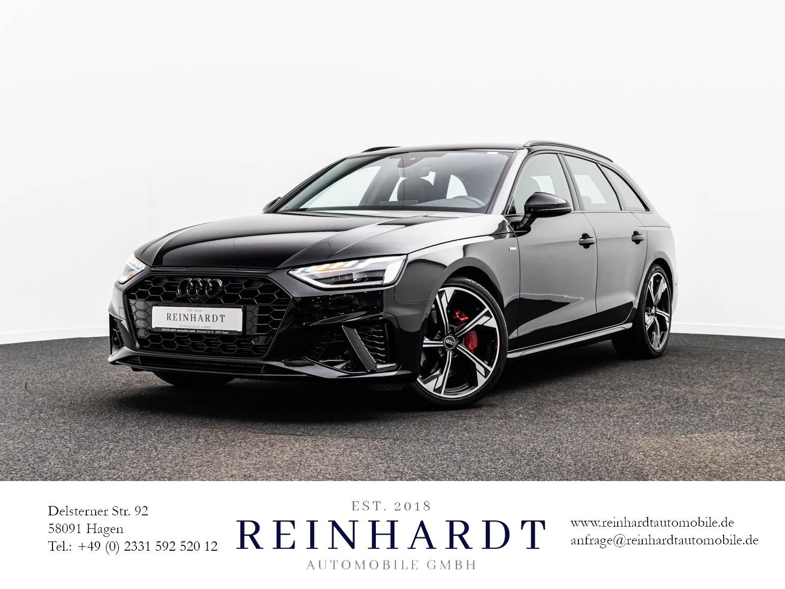 Audi A4 2023 г. Чёрный, пробег 45236 км