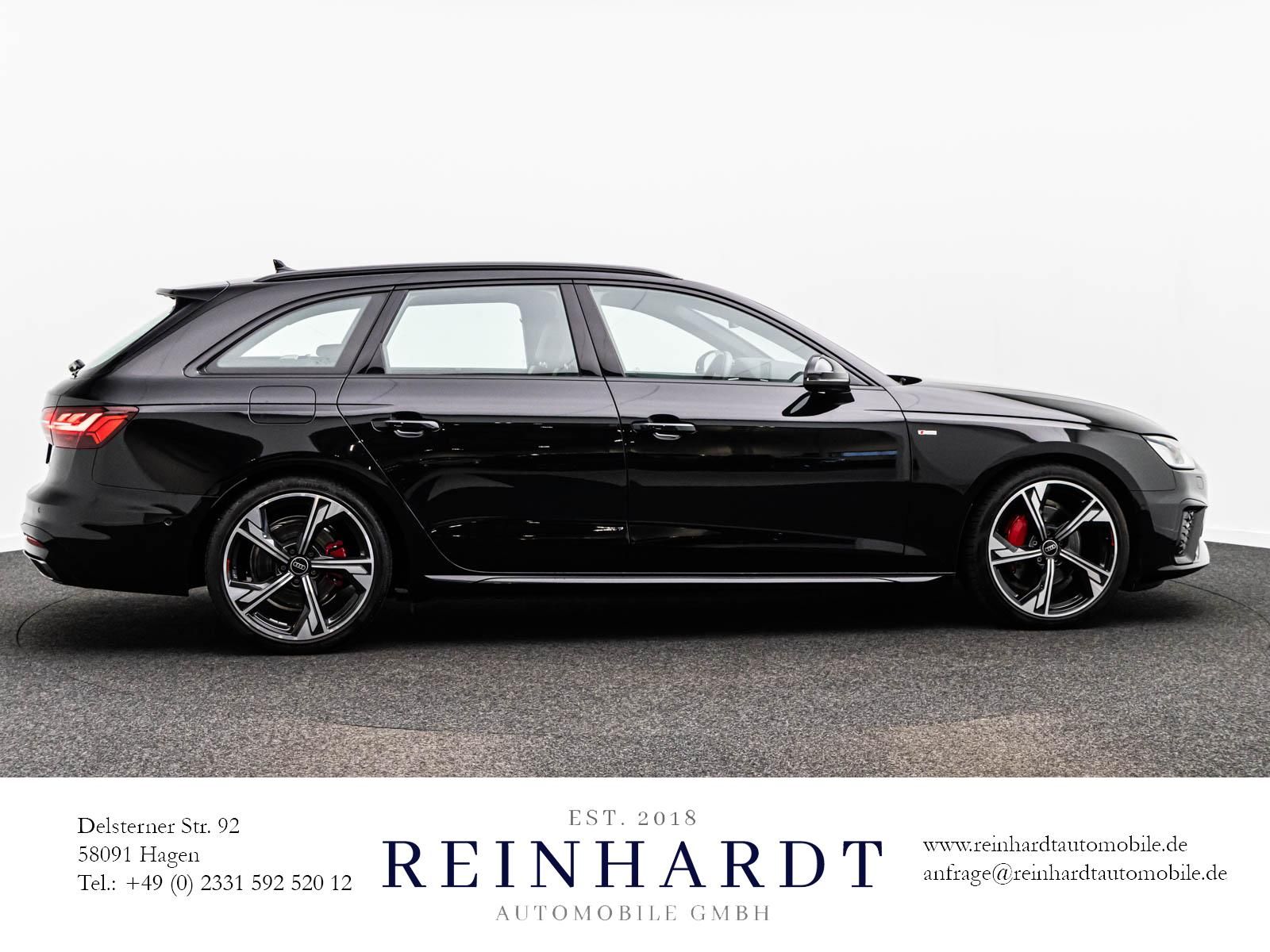 Audi A4 2023 г. Чёрный, пробег 45236 км