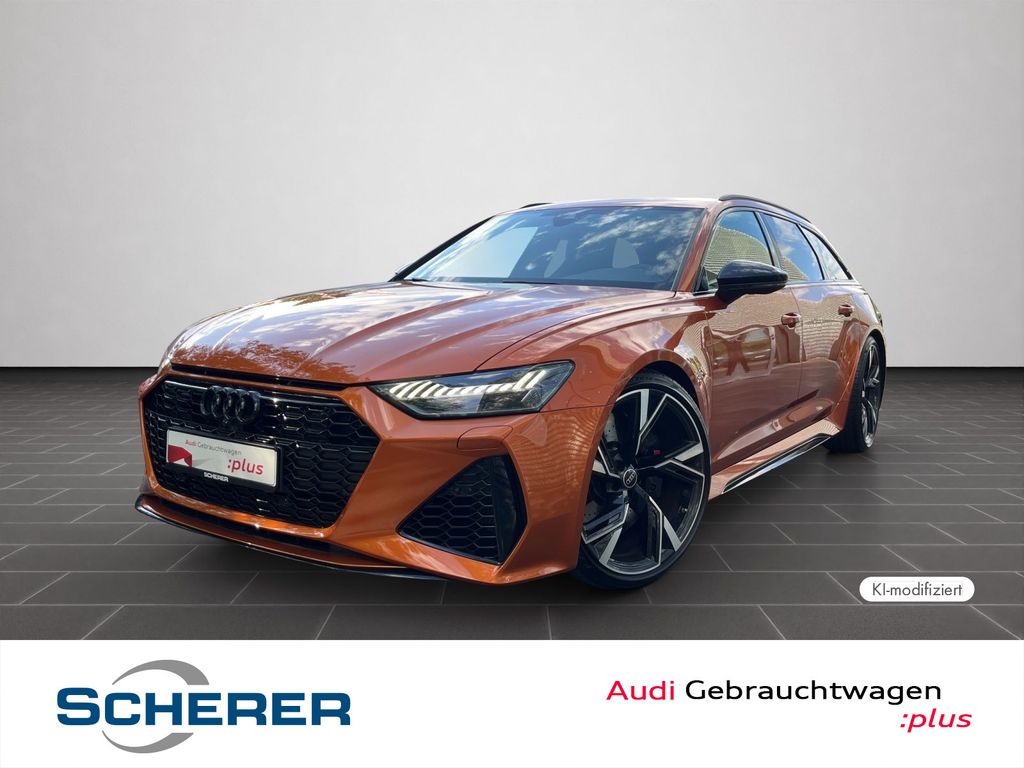 Audi RS6 2023 г. Оранжевый, пробег 53800 км