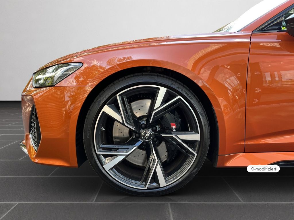 Audi RS6 2023 г. Оранжевый, пробег 53800 км