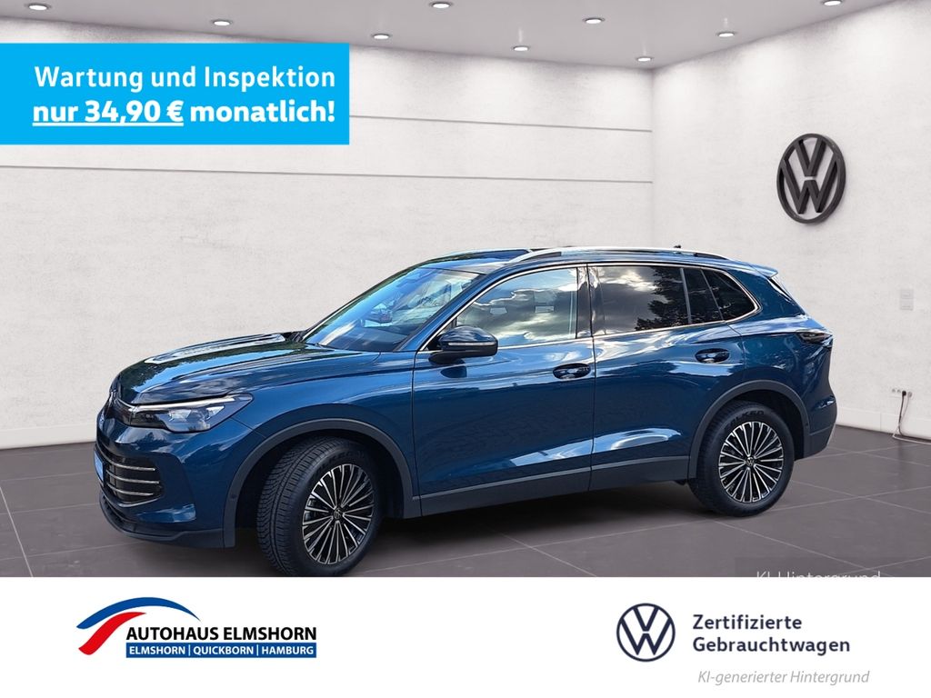 Volkswagen Tiguan 2025 г. Синий, пробег 48057 км