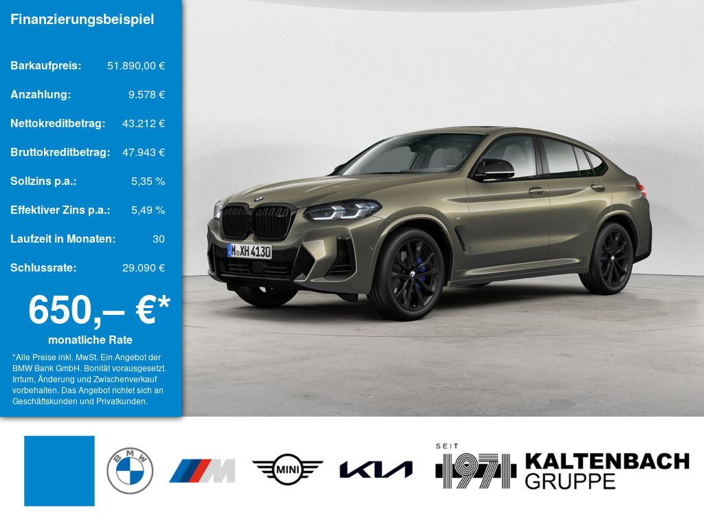 BMW X4 2023 г. Зелёный, пробег 40224 км