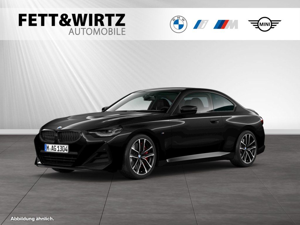 BMW 220 2023 г. Чёрный, пробег 49950 км