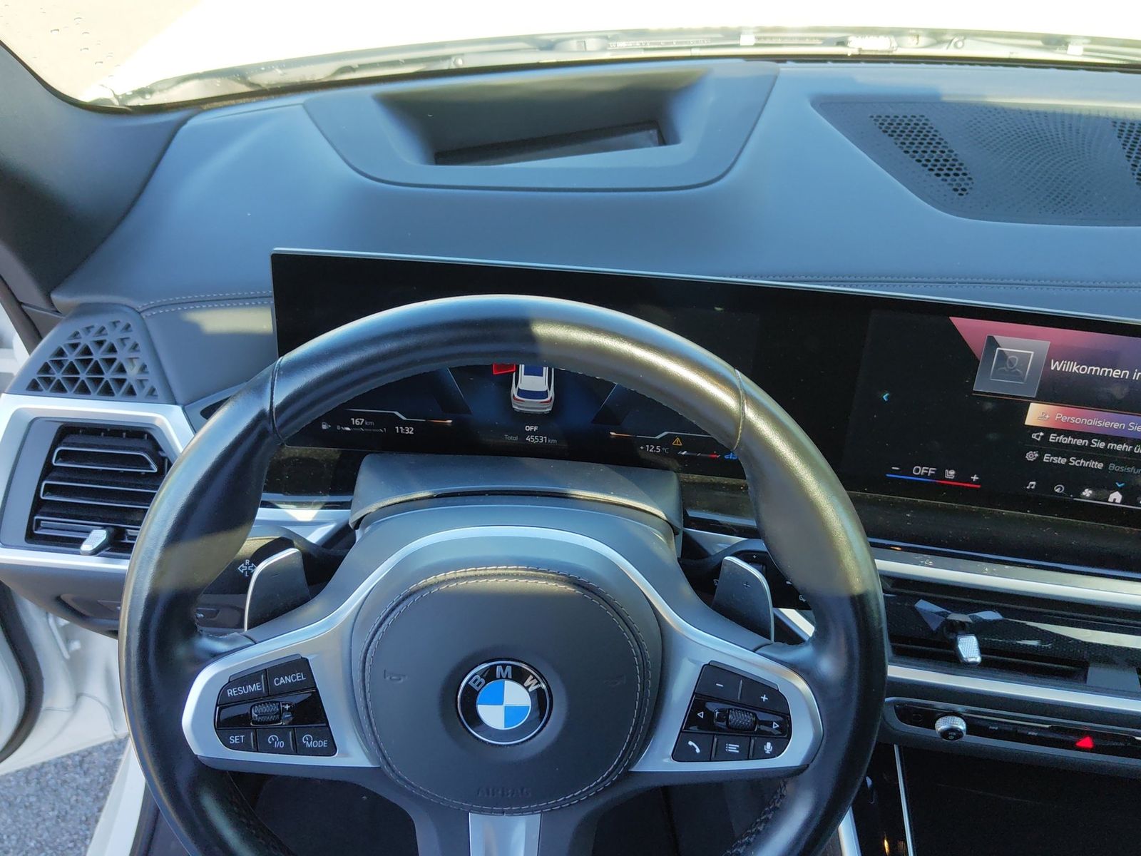 BMW X5 2023 г. Белый, пробег 45531 км