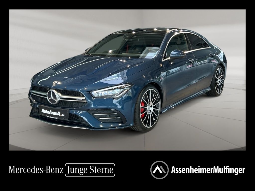 Mercedes-Benz CLA 35 AMG 2023 г. Синий, пробег 53392 км