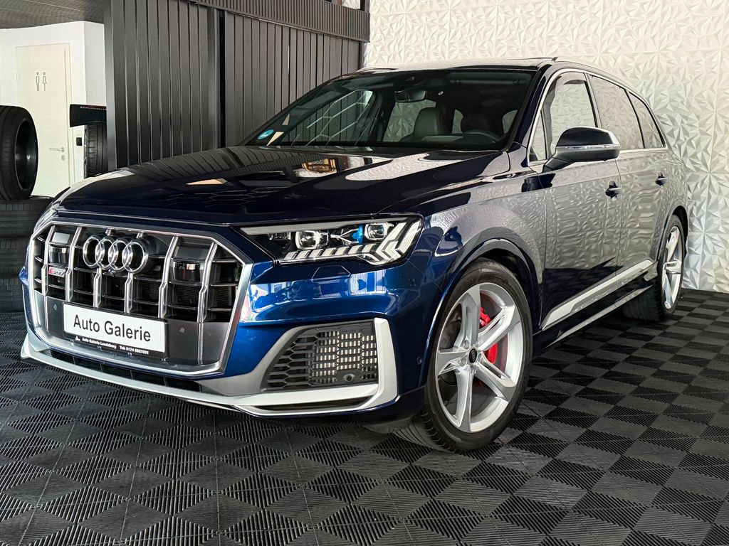 Audi SQ7 2023 г. Синий, пробег 38000 км