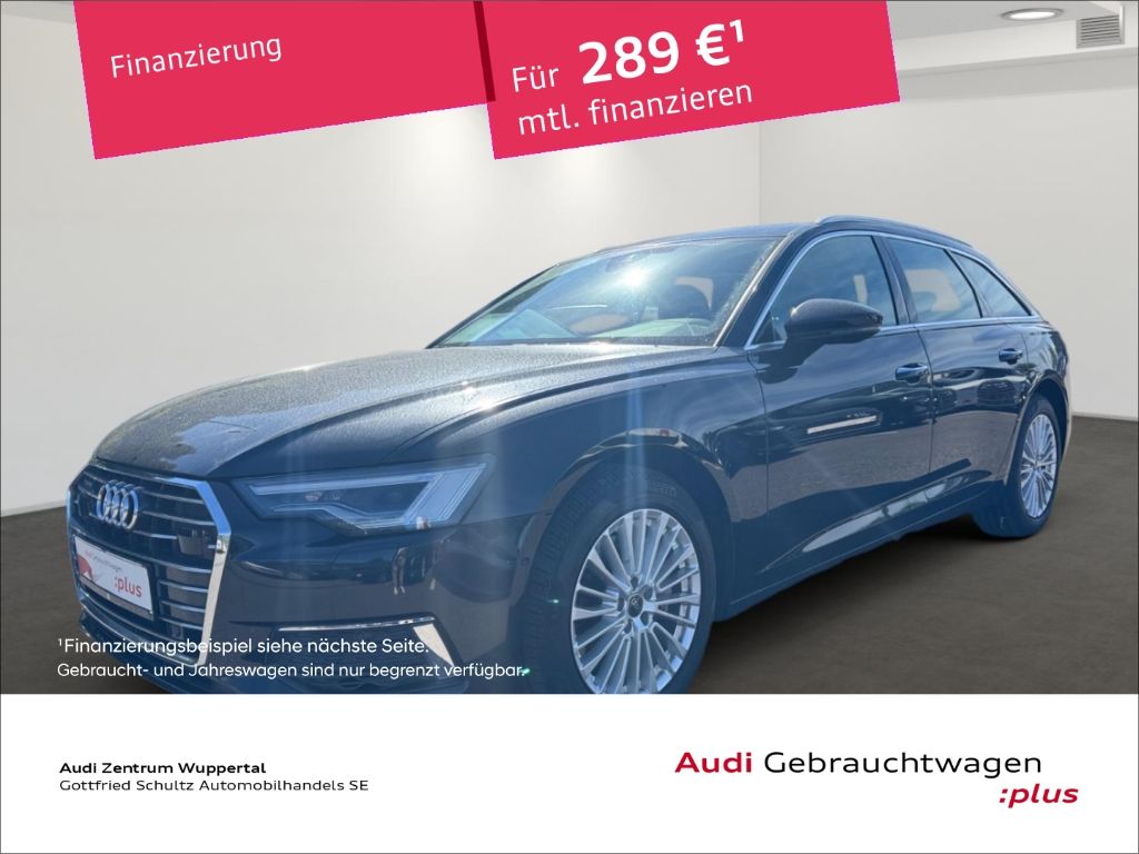Audi A6 2023 г. Чёрный, пробег 54187 км