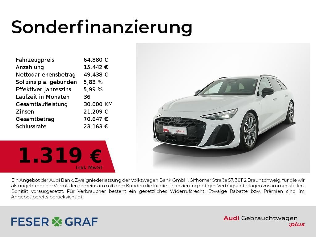 Audi A6 2025 г. Белый, пробег 16176 км