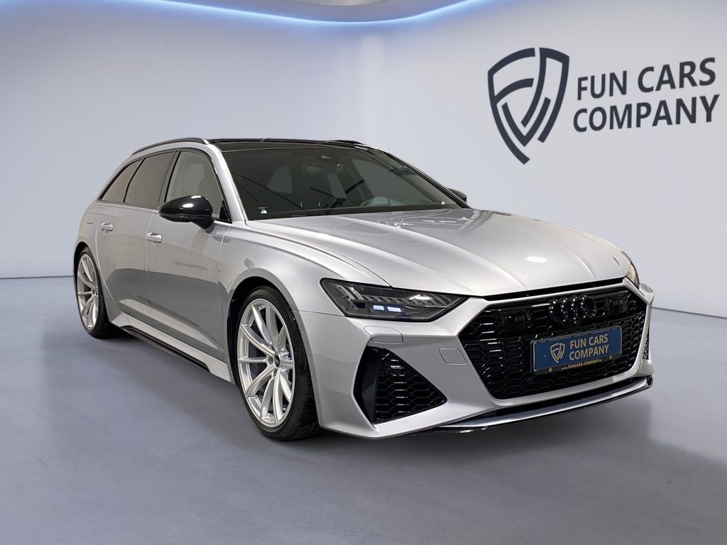 Audi RS6 2021 г. Серебристый, пробег 53460 км