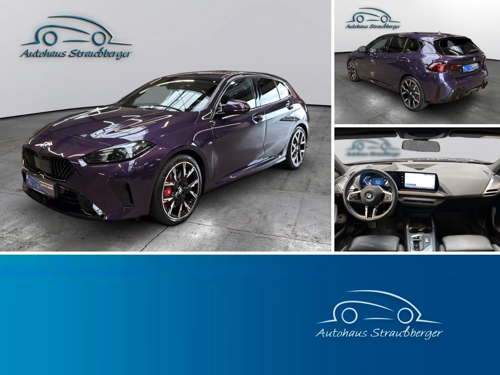 BMW 120 2025 г. Фиолетовый, пробег 33100 км