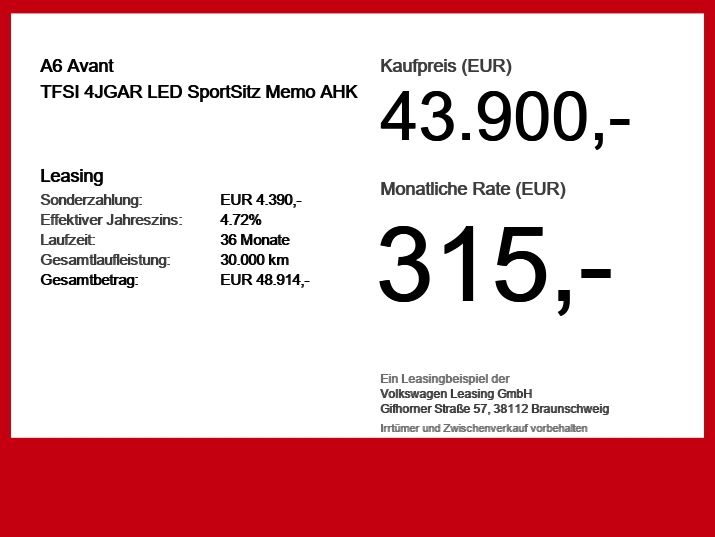 Audi A6 2026 г. Чёрный, пробег 28100 км