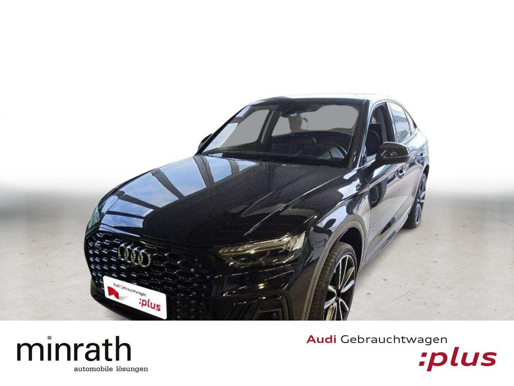 Audi Q5 2023 г. Чёрный, пробег 55249 км