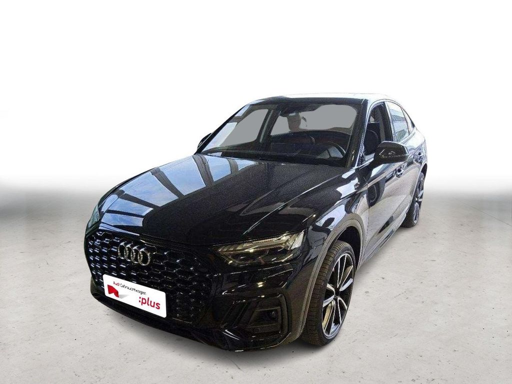 Audi Q5 2023 г. Чёрный, пробег 55249 км