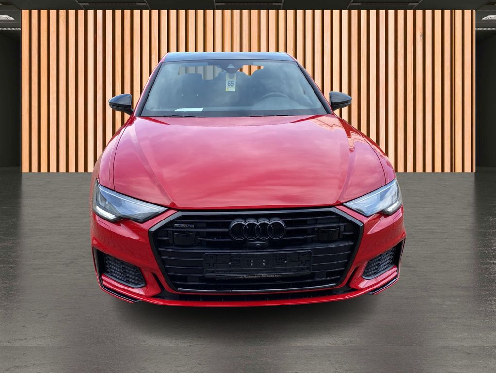 Audi A6 2023 г. Красный, пробег 43625 км