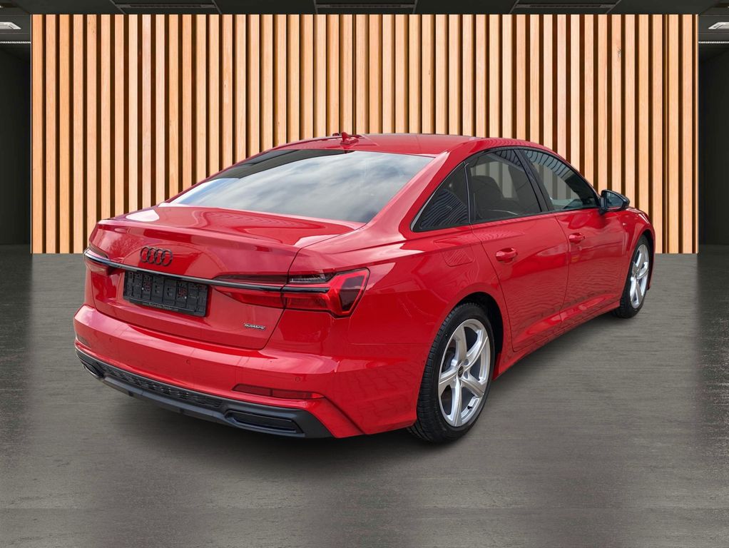 Audi A6 2023 г. Красный, пробег 43625 км