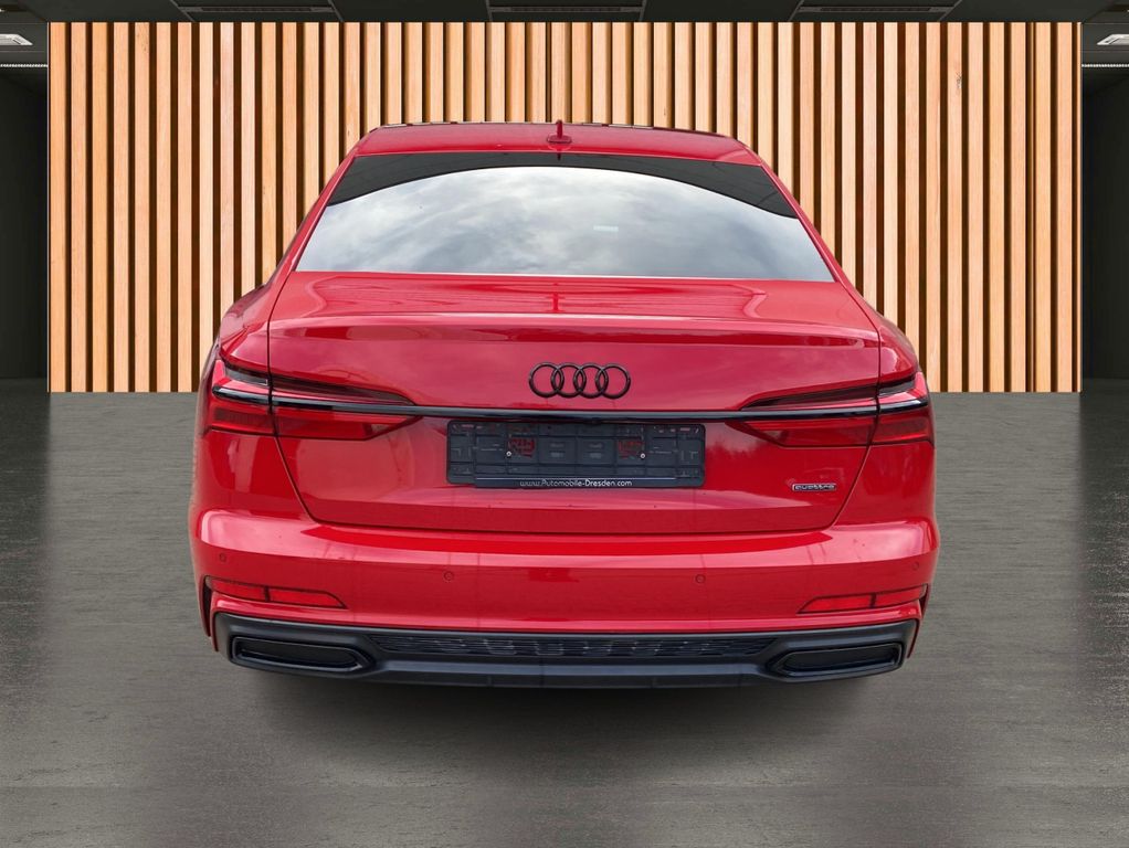Audi A6 2023 г. Красный, пробег 43625 км