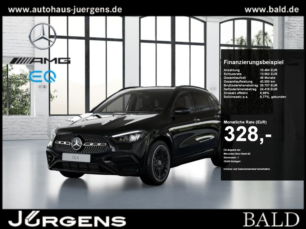 Mercedes-Benz GLA 200 2023 г. Чёрный, пробег 42307 км