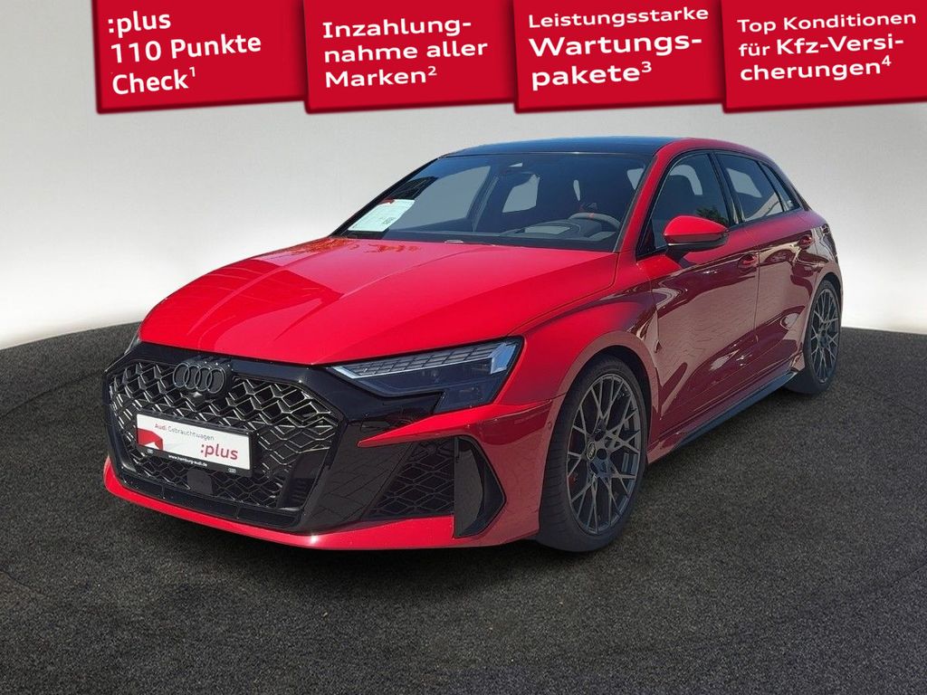 Audi RS3 2025 г. Красный, пробег 3950 км